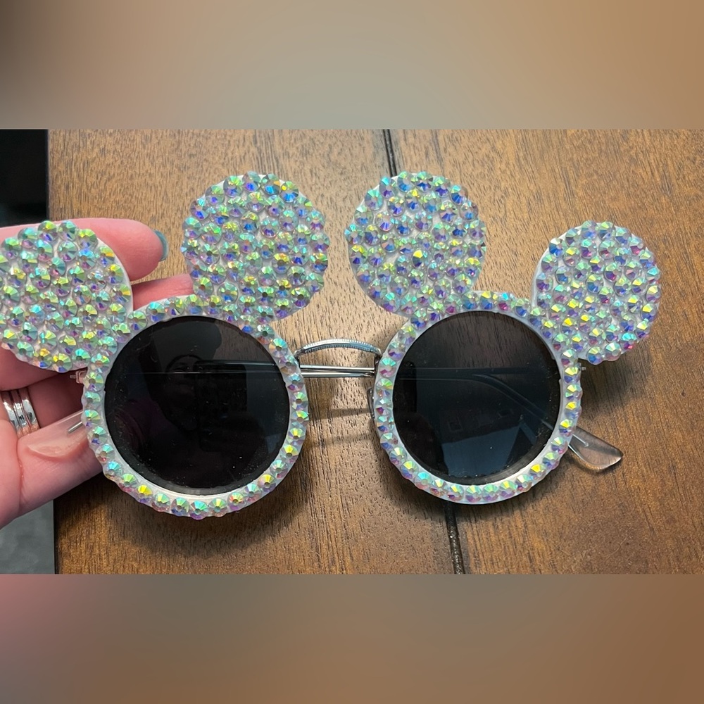 Sparkling Sunglasses with Crystal Ears